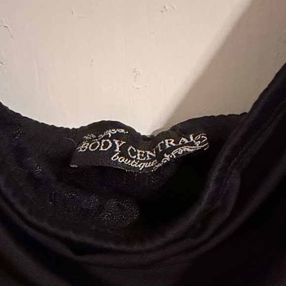 Body Central Elegant Black Strapless Dress - Picture 2 of 6